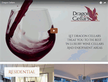 Tablet Screenshot of dragoncellars.com